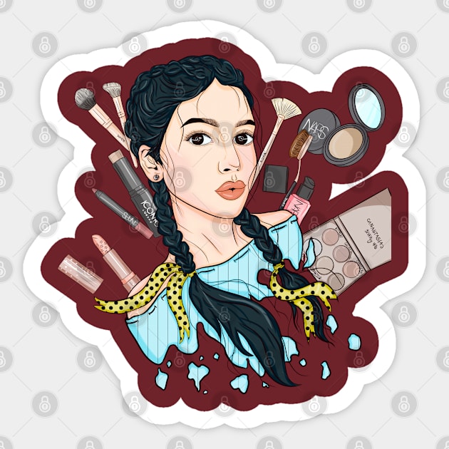 beauty girl Sticker by kira4ka93